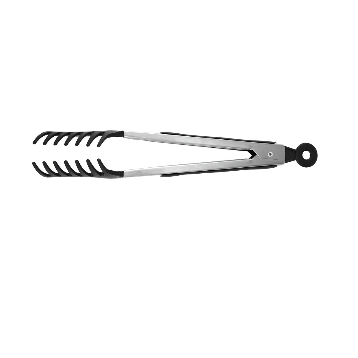 10-Inch Long Handle Noodle Clip Food Clip Salad Clip Pasta Drainer Stainless Steel BBQ Tongs Anti-Scald