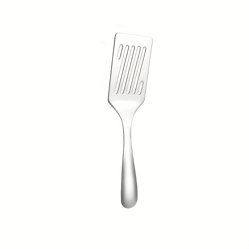 Durable Stainless Steel Turning Spatula - Professional Restaurant & Home Kitchen Tool with Anti-Stick Surface for Steak, Pancake, Burger, BBQ, Pan Cooking - Easy to Clean Design