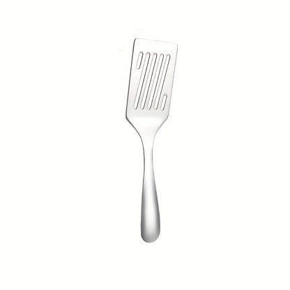 Durable Stainless Steel Turning Spatula - Professional Restaurant & Home Kitchen Tool with Anti-Stick Surface for Steak, Pancake, Burger, BBQ, Pan Cooking - Easy to Clean Design