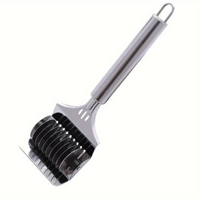 Stainless Steel Noodle Cutter, Multi-functional Manual Noodle Maker for Home Use, Kitchen Noodle Press Machine, Roller Noodle Slicer Tool