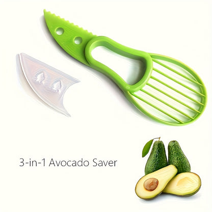 Multi-Functional Kitchen Gadget, Durable Polypropylene, Suitable for Home and Restaurant Use - 2-in-1 Avocado Pitter, Food-Safe