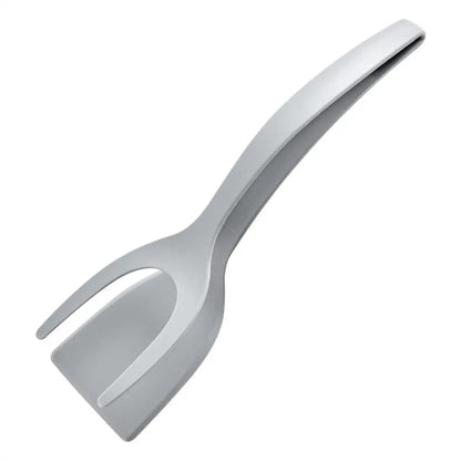 2-in-1 Silicone Turner & Tong, Dual Silicone Spatulas Multi-Use Set - Nonstick, Reusable, Food-Safe Materials Kitchen Utensil for Eggs, Pancakes, French Toast, Multi-Use Set Spatulas