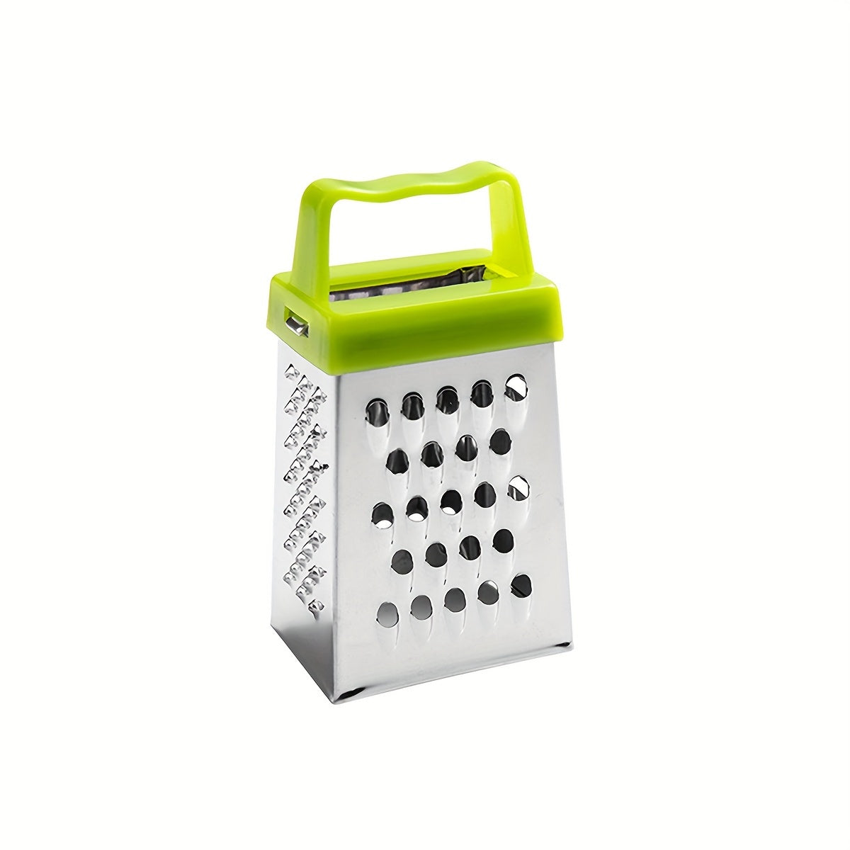 Stainless Steel Mini Cheese Grater, 4-Sided Multifunctional Vegetable Slicer and Lemon Zester for Kitchen Use, Cutting Tool