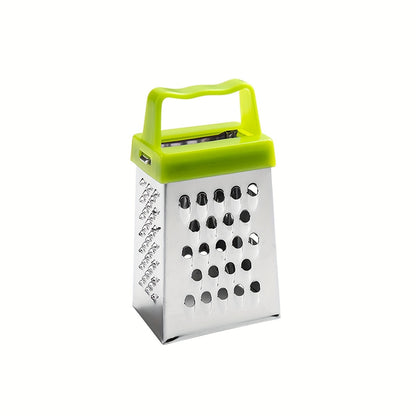 Stainless Steel Mini Cheese Grater, 4-Sided Multifunctional Vegetable Slicer and Lemon Zester for Kitchen Use, Cutting Tool