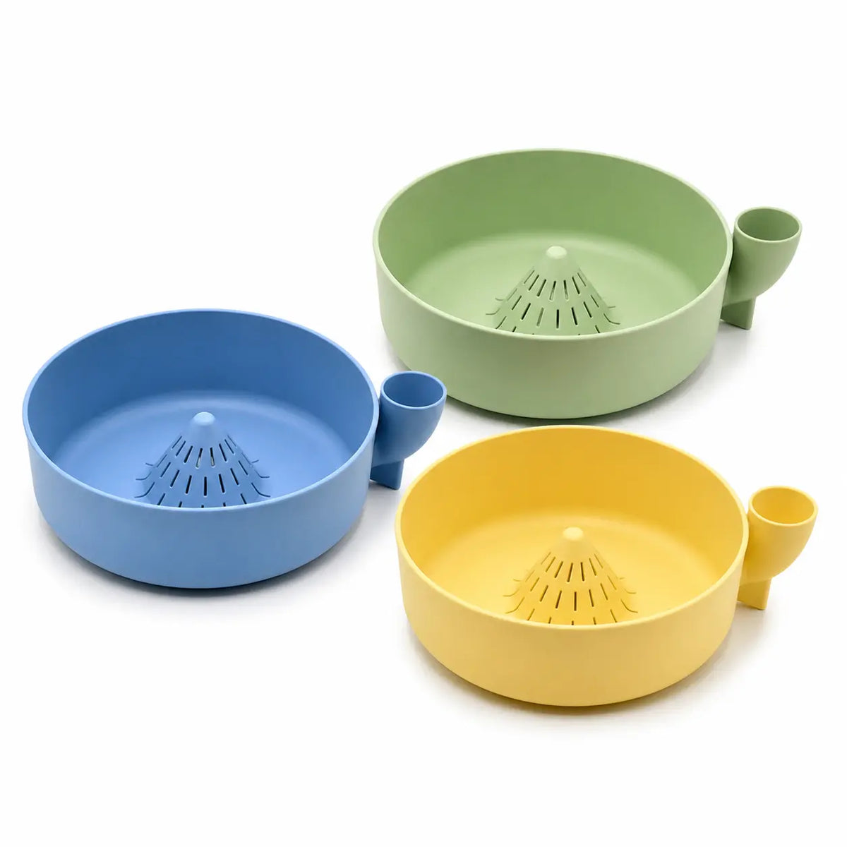 1-Piece Lightweight Solid Round Plastic Fruit & Vegetable Washing Basket - Rotating Cone with Side Spout Filter, Kitchen Utensils & Accessories for Household Daily Cleaning,sohochic