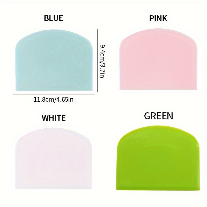 Random 2pcs Multipurpose Silicone Scrapers, Food Grade, for Baking And Cooking