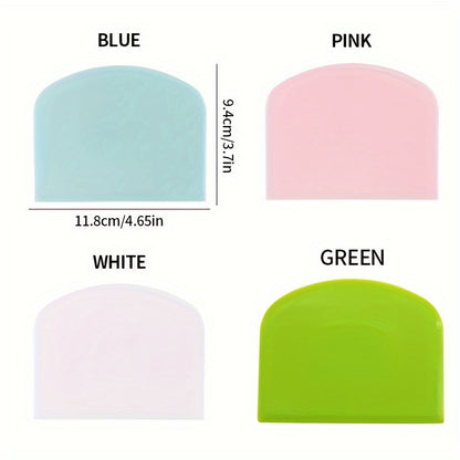 Random 2pcs Multipurpose Silicone Scrapers, Food Grade, for Baking And Cooking