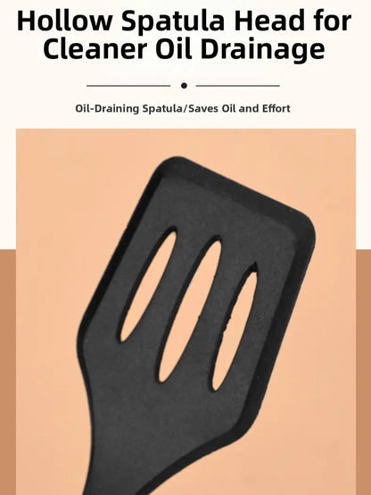 5-Piece Food-Grade Silicone Kitchen Bakeware Combo Set - Spatula, Leak-Proof Scraper, Egg Beater, Brush, Heat-Resistant Stirring Utensils for 4-Hole Pans, Dish-Safe Kitchen Supplies + Free 10-Piece Metal Wire Dish Cloths (Detailed Size Chart Included), Fi