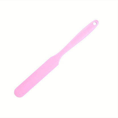 1pc, Silicone Jar Spatula, Non-Stick Icing Spatula, Food Grade Silicone, Heat Resistant, Baking Tools, Kitchen Gadgets, Kitchen Accessories