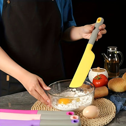 Oversized Silicone Spatula - Heat-Resistant, Non-Stick & Soft Kitchen Tool for Cooking, Baking, Mixing, Stirring & Scraping, Durable & Easy to Clean, Essential Cooking Utensil | Ergonomic Handle Design | Flexible Spatula
