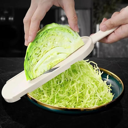 Japanese Style Beige Cabbage Slicer,Multifunctional Vegetable Slicer,Salad&Fruit Vegetable Slicer,Cabbage Cutting Shredder,Durable Vegetable Chopper,Cabbage Cutting Shredder,Kitchen Utensils&Gadgets,sohochic