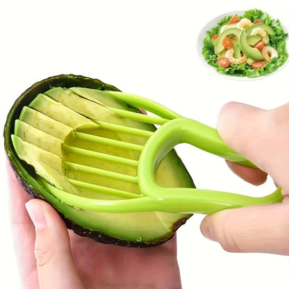 2-In-1 Avocado Slicer And Pitter - Multifunctional Kitchen Gadget, Easy Durable Polypropylene, Food Safe, Peeler, Fruit Cutter
