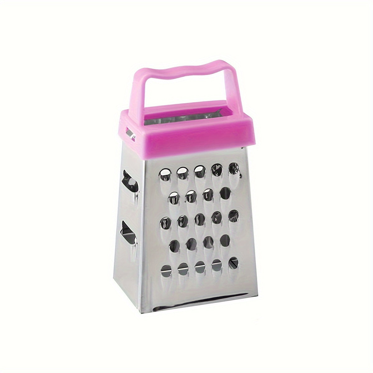 Stainless Steel Mini Cheese Grater, 4-Sided Multifunctional Vegetable Slicer and Lemon Zester for Kitchen Use, Cutting Tool